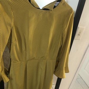 Silk dress small long sleeve Likely